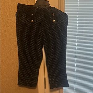 Black Polka Dot Pants